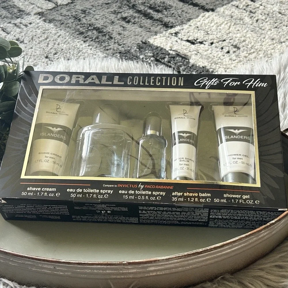 DORALL COLLECTION ISLANDERS Men's Designer Cologne 5 Pc Gift Set